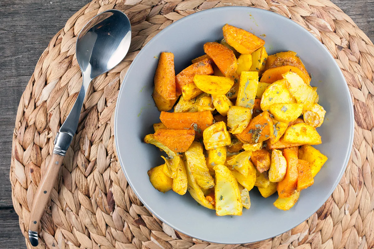 Turmeric roasted vegetables