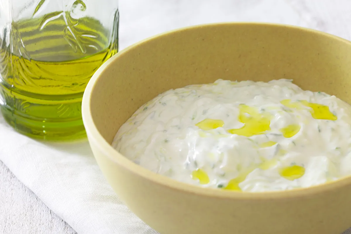 Homemade tzatziki