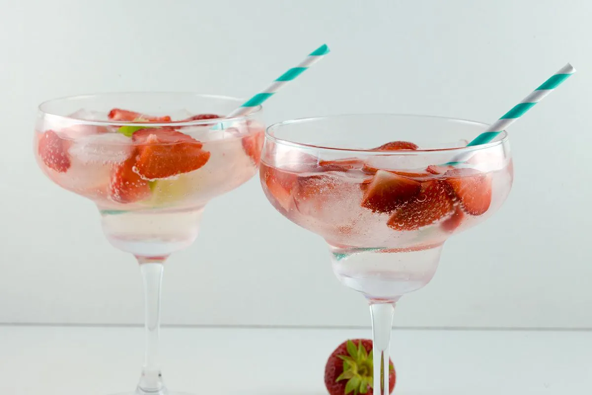Strawberry lime Gin and Tonic