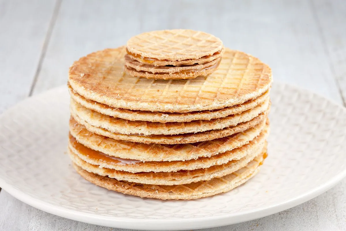 Homemade stroopwafels
