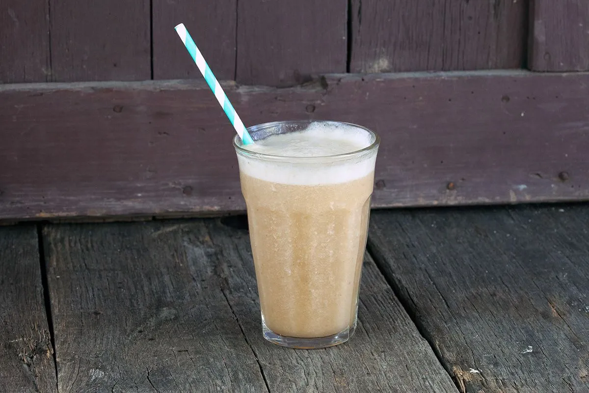 Vegan banana milk