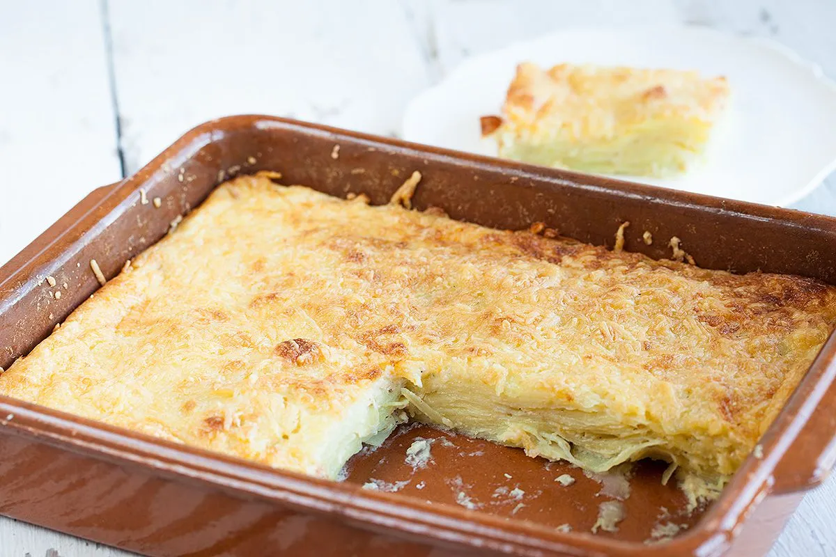 Classic potato gratin