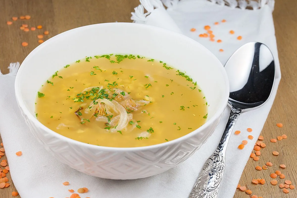 Red lentil soup