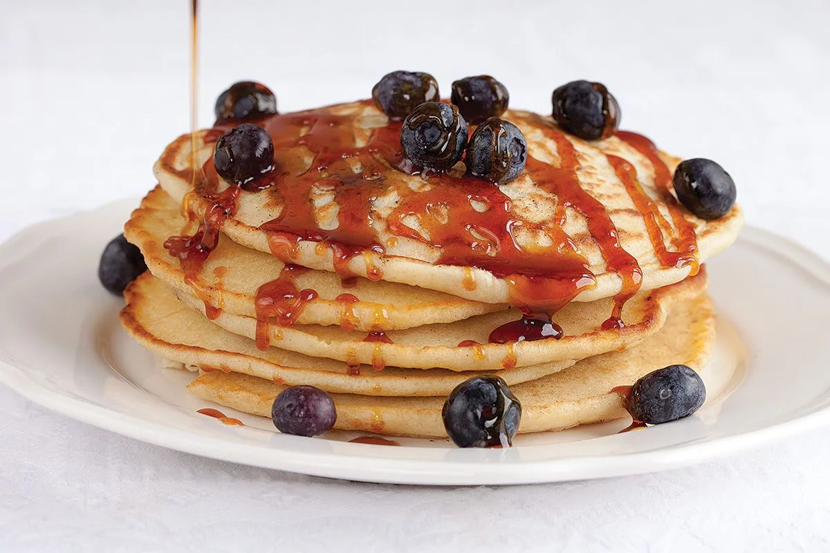 Blueberry pancakes - great for breakfast