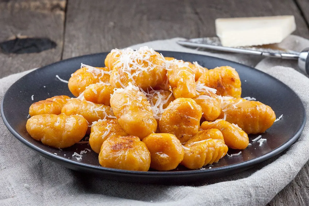 Pumpkin gnocchi