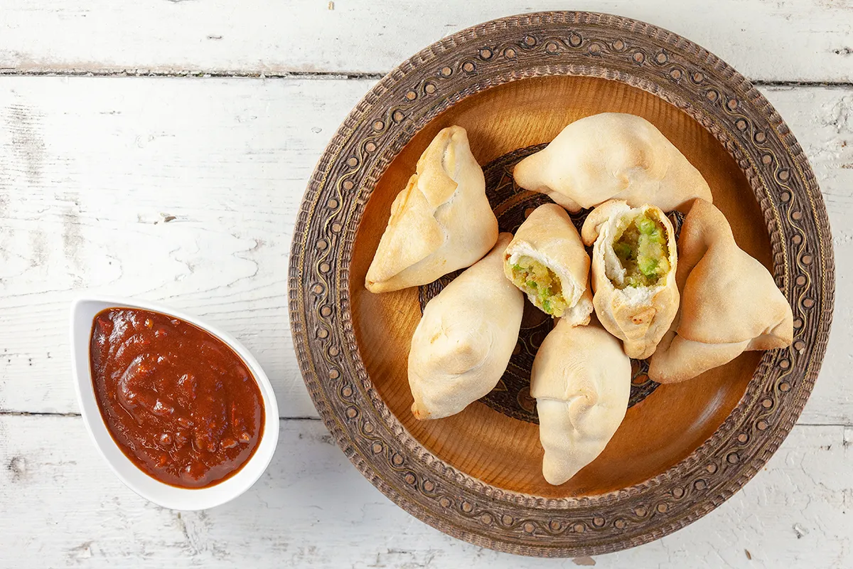 Airfryer samosas