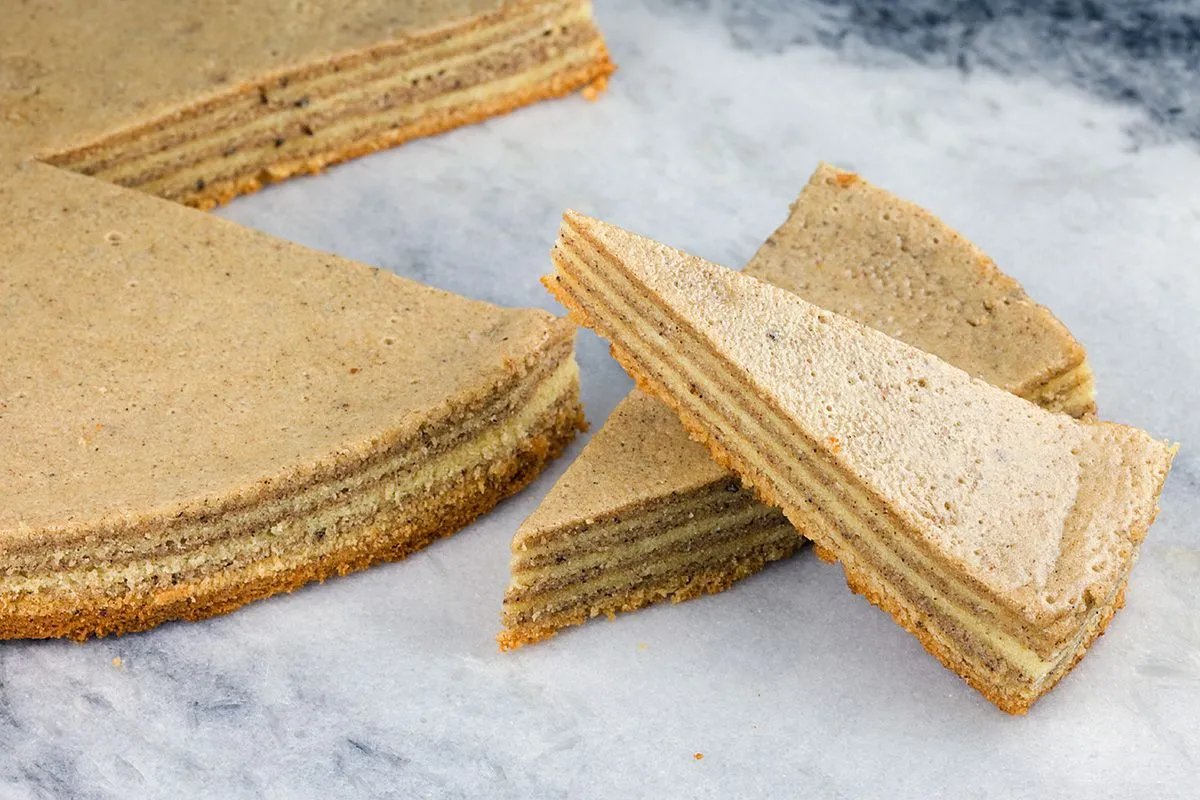 Dutch-Indonesian thousand layer cake a.k.a. spekkoek