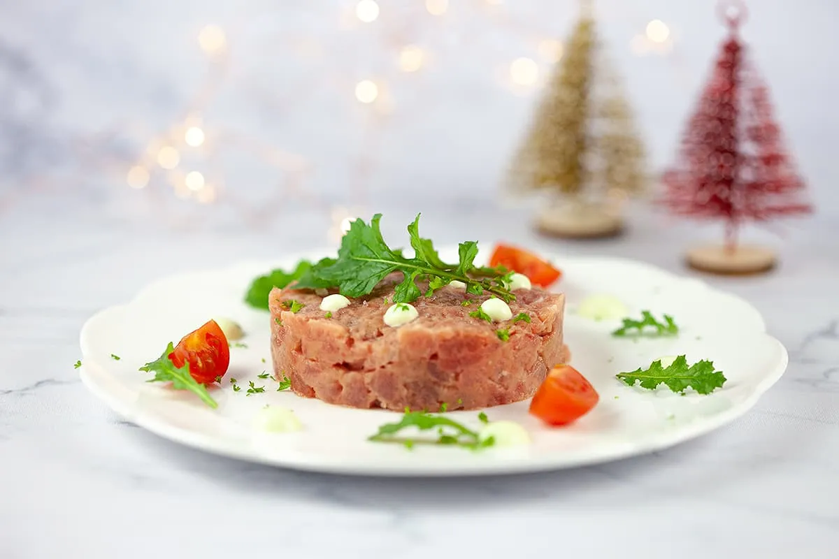 Tuna tartare with wasabi