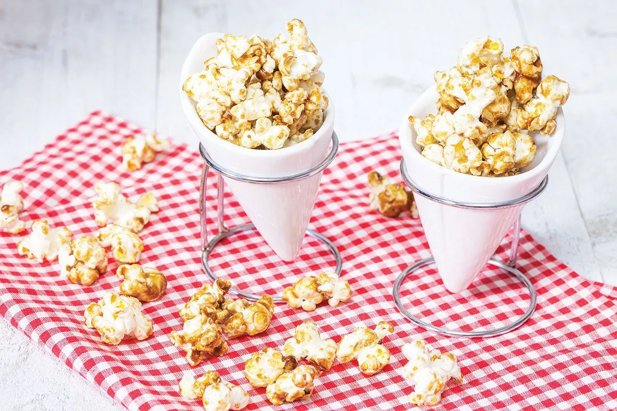 Vanilla caramel popcorn