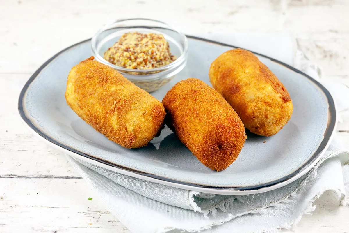 Homemade chicken croquettes