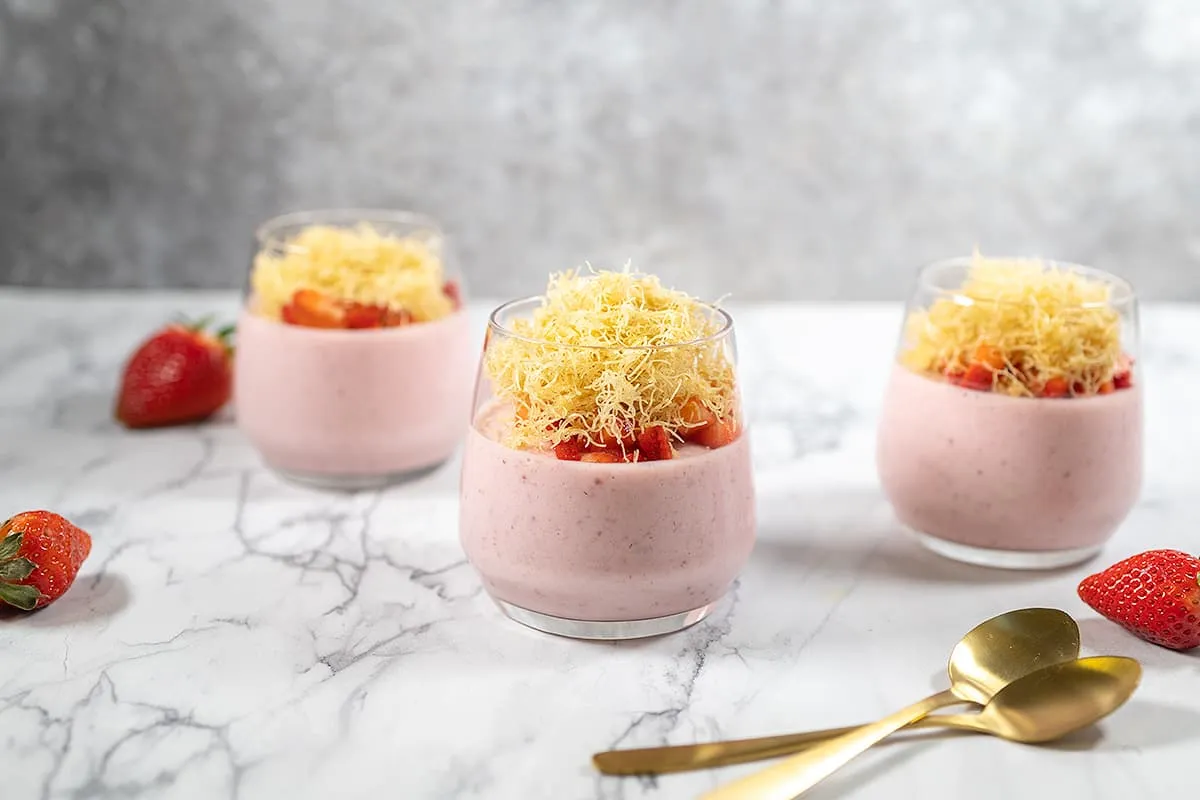 Strawberry pudding – a creamy summer dessert