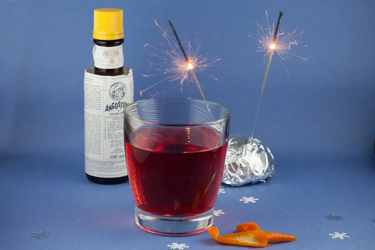 Rum and bitters cocktail