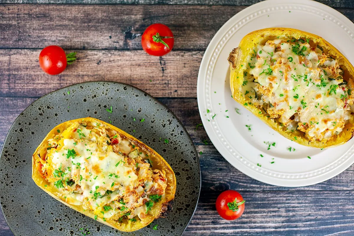 Spaghetti squash with chicken