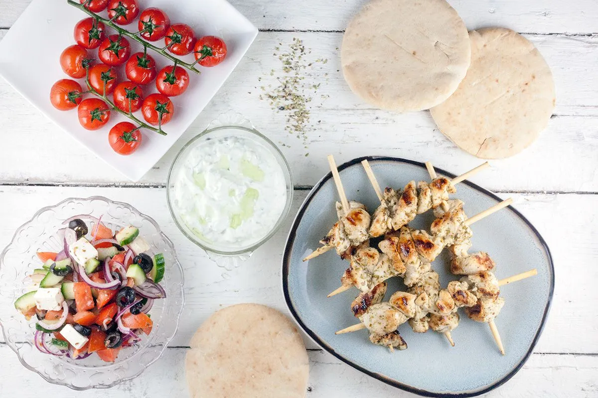 Chicken souvlaki
