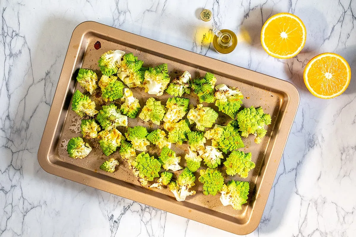 Roasted Romanesco - with a hint of orange
