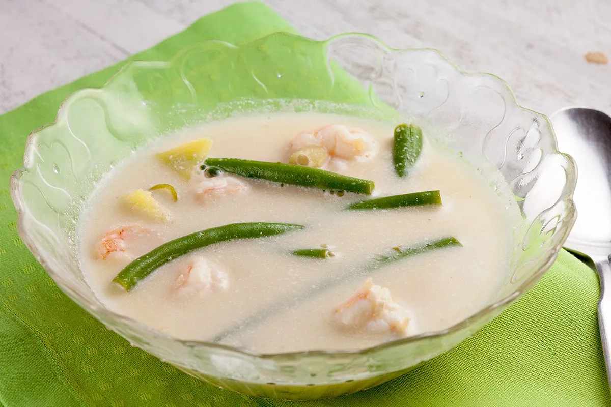 Thai coconut shrimp soup