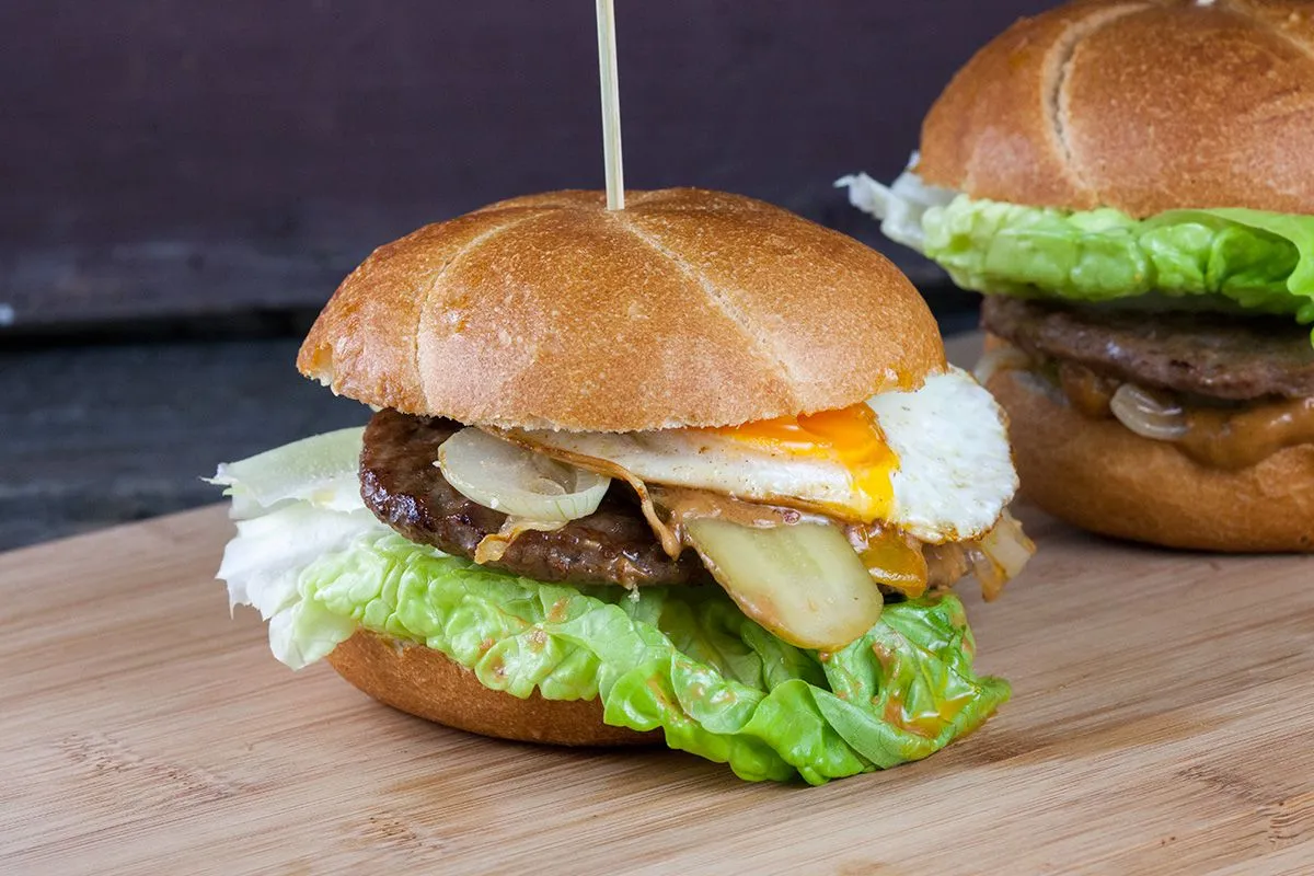 Peanut butter burgers