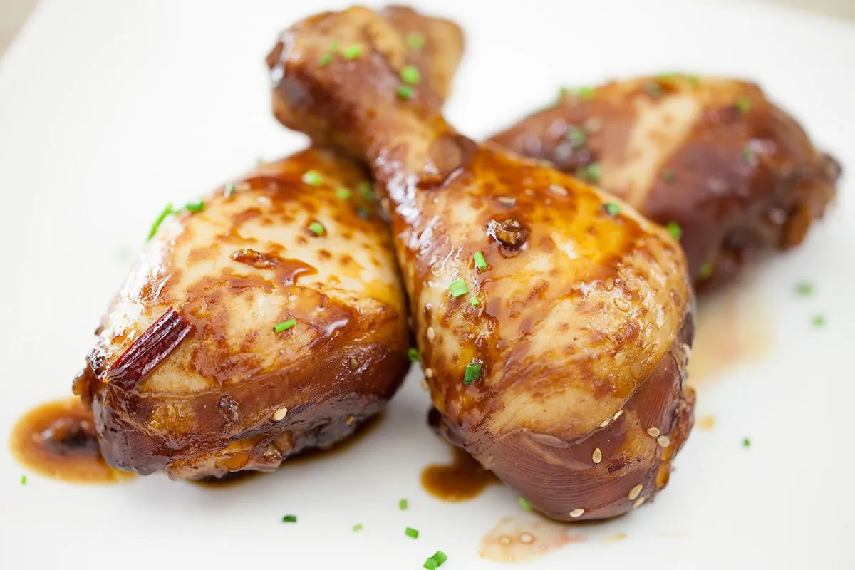 Marinated chicken legs