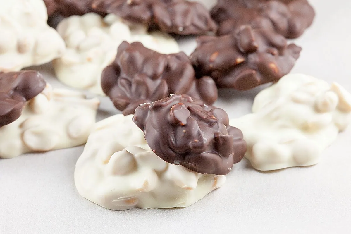 Chocolate peanut clusters