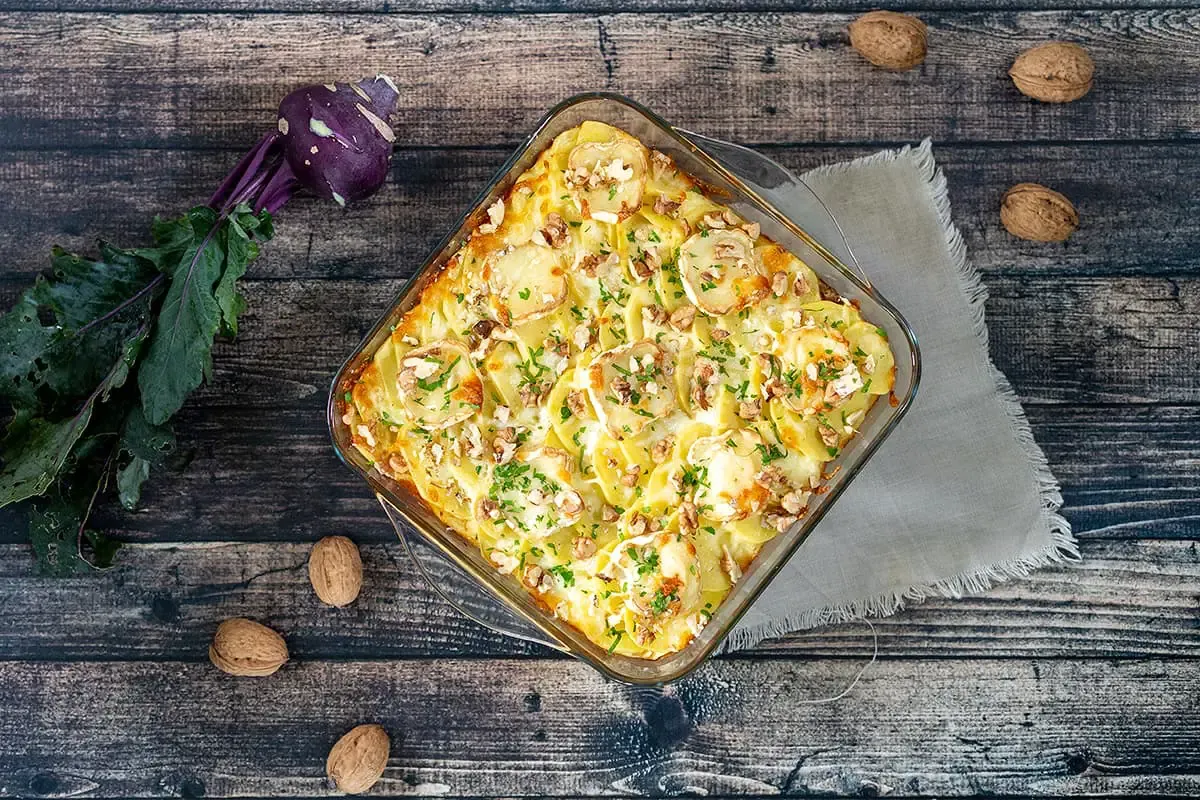 Kohlrabi casserole (simple recipe)
