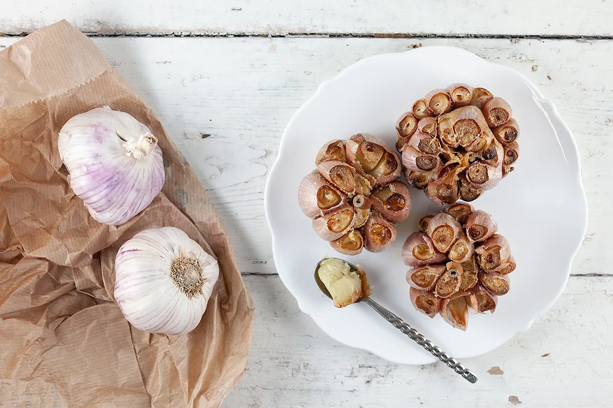Roasted garlic