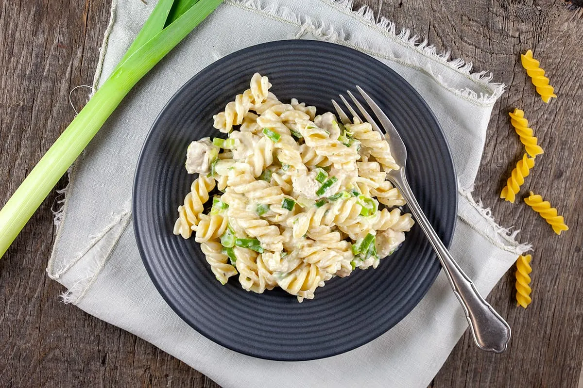 Creamy chicken pasta with mascarpone