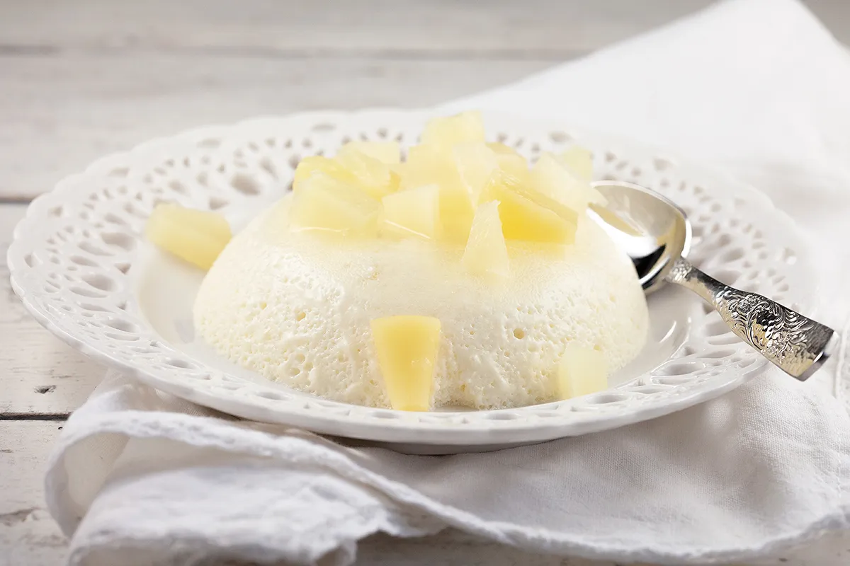 Pineapple bavarois