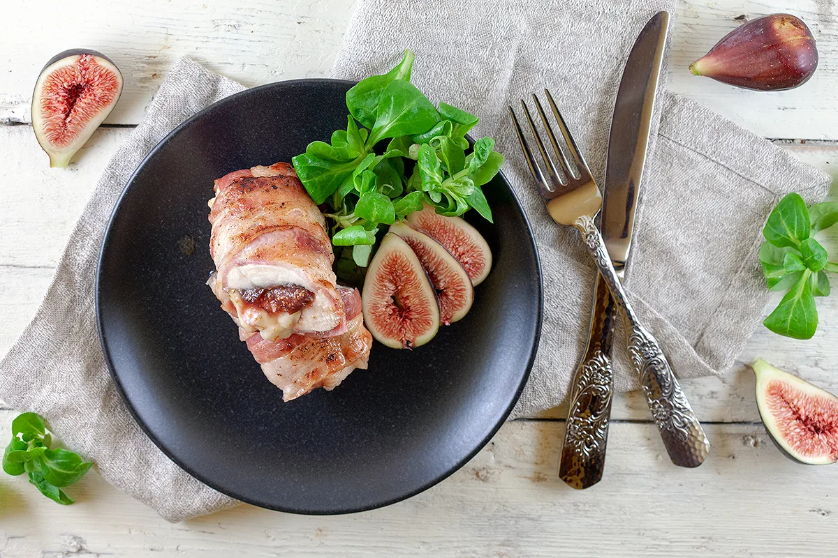 Fig and camembert chicken