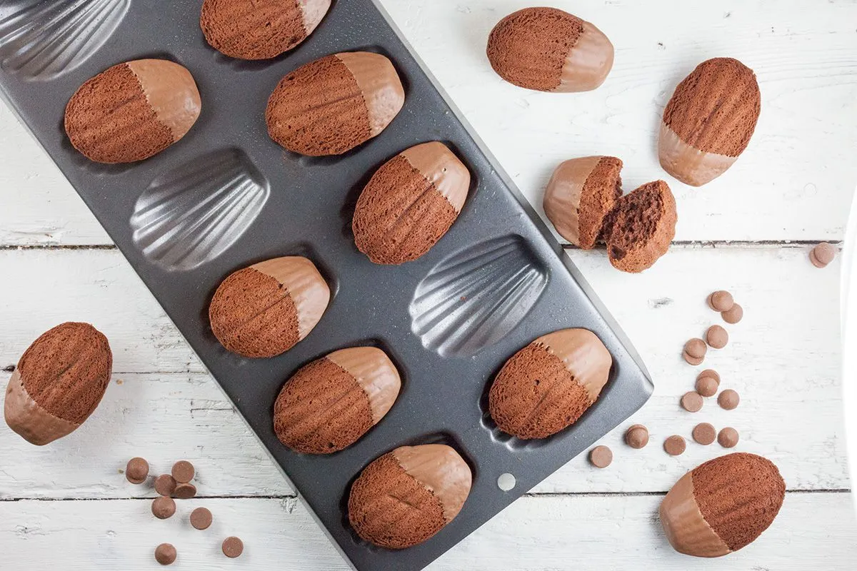Chocolate madeleines