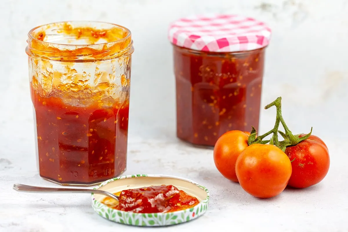Tomato jam - goes well with cheese