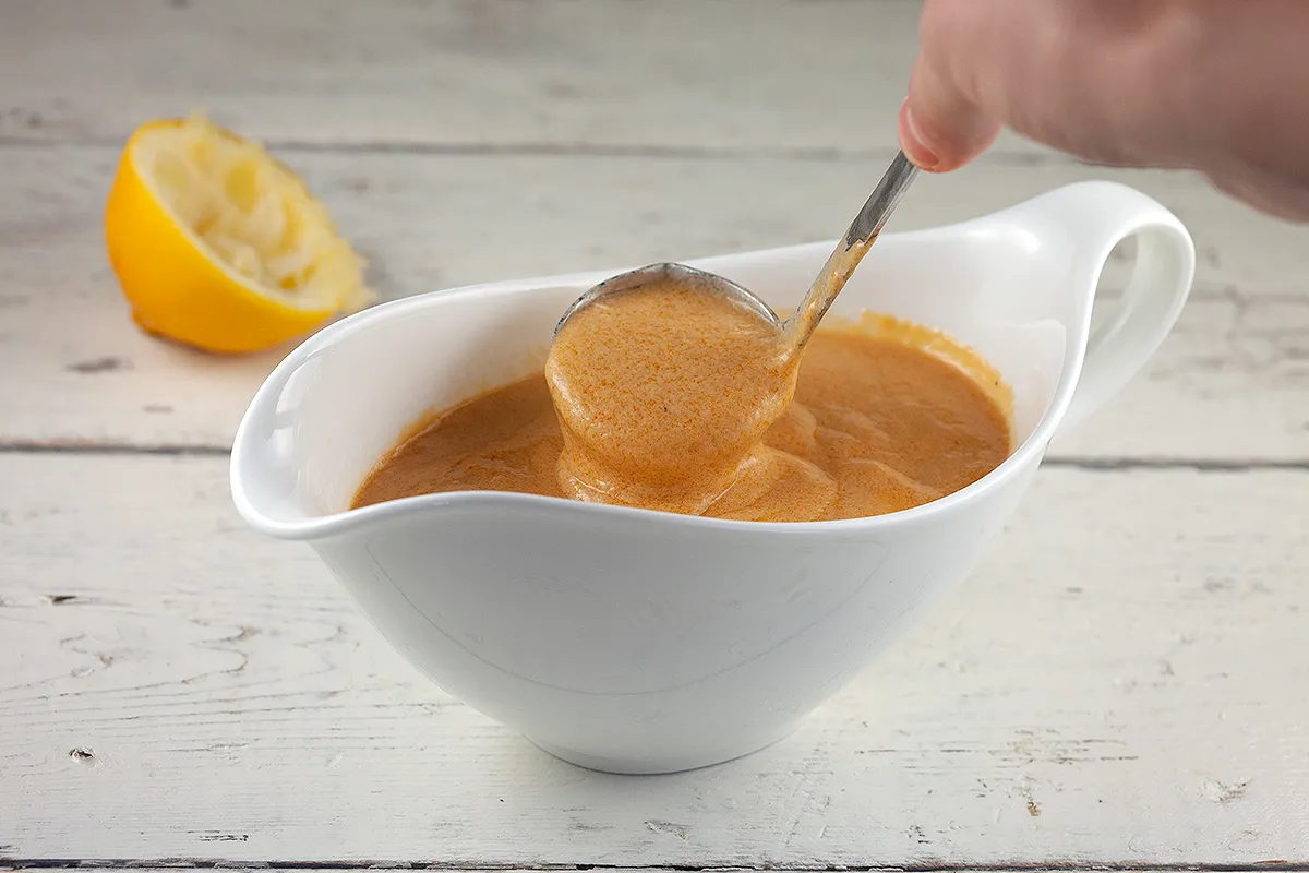 Creamy lobster sauce
