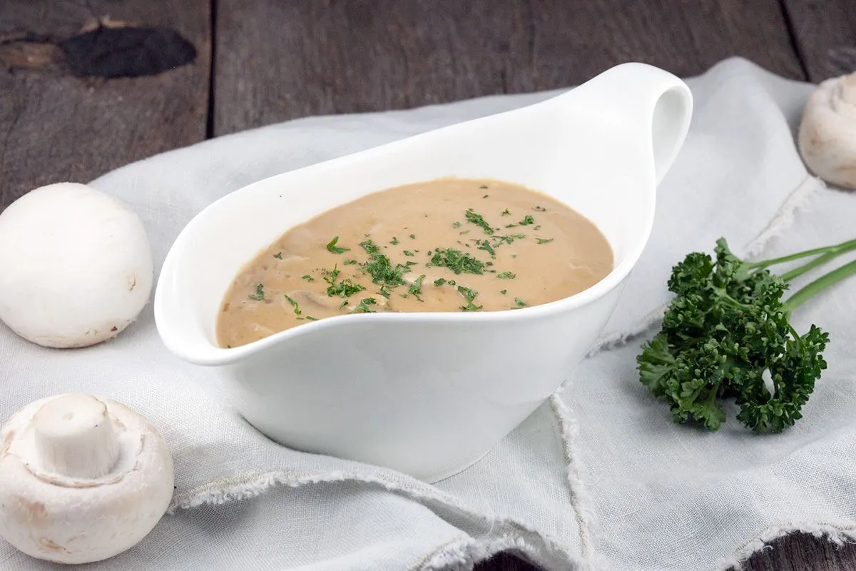 Mushroom cream sauce