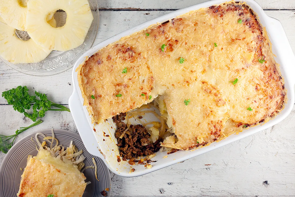 Sauerkraut and pineapple casserole