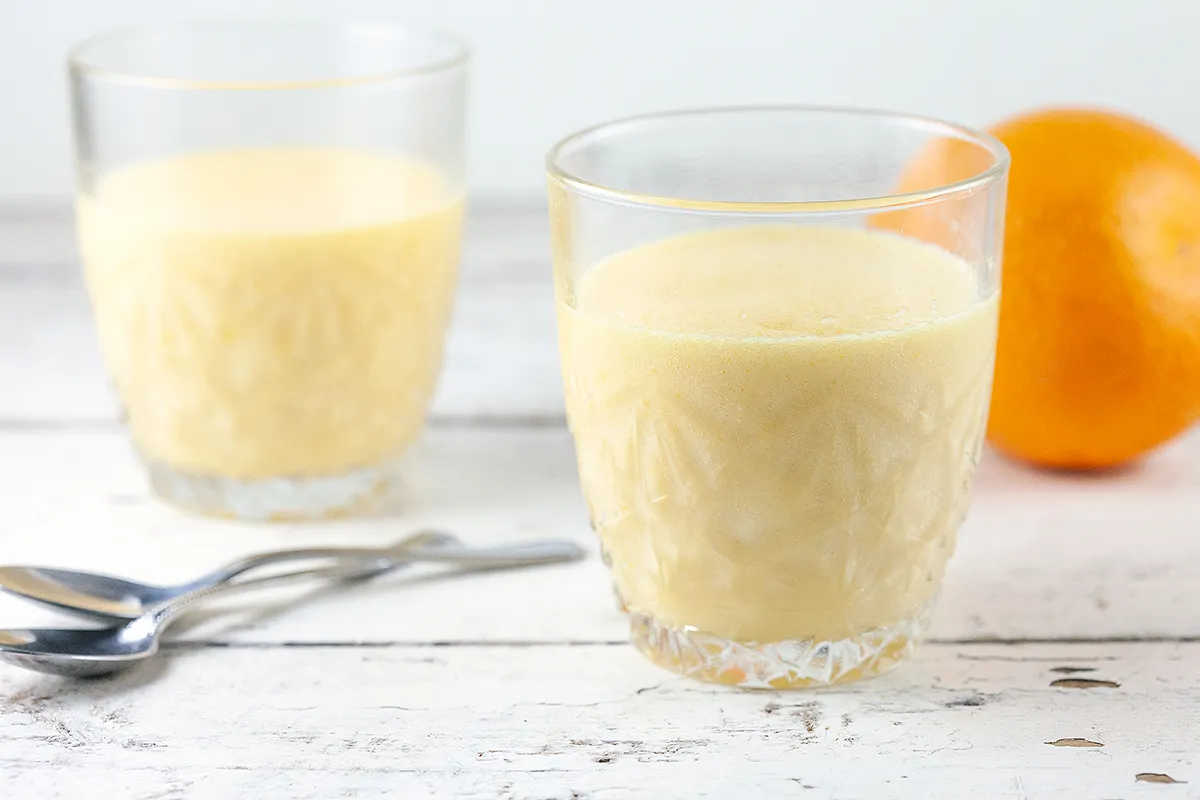 Orange pudding