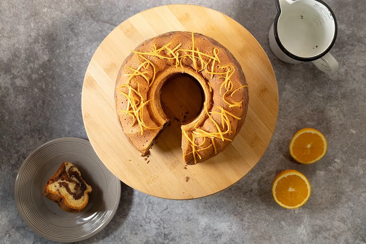 Chocolate and Orange Bundt Cake