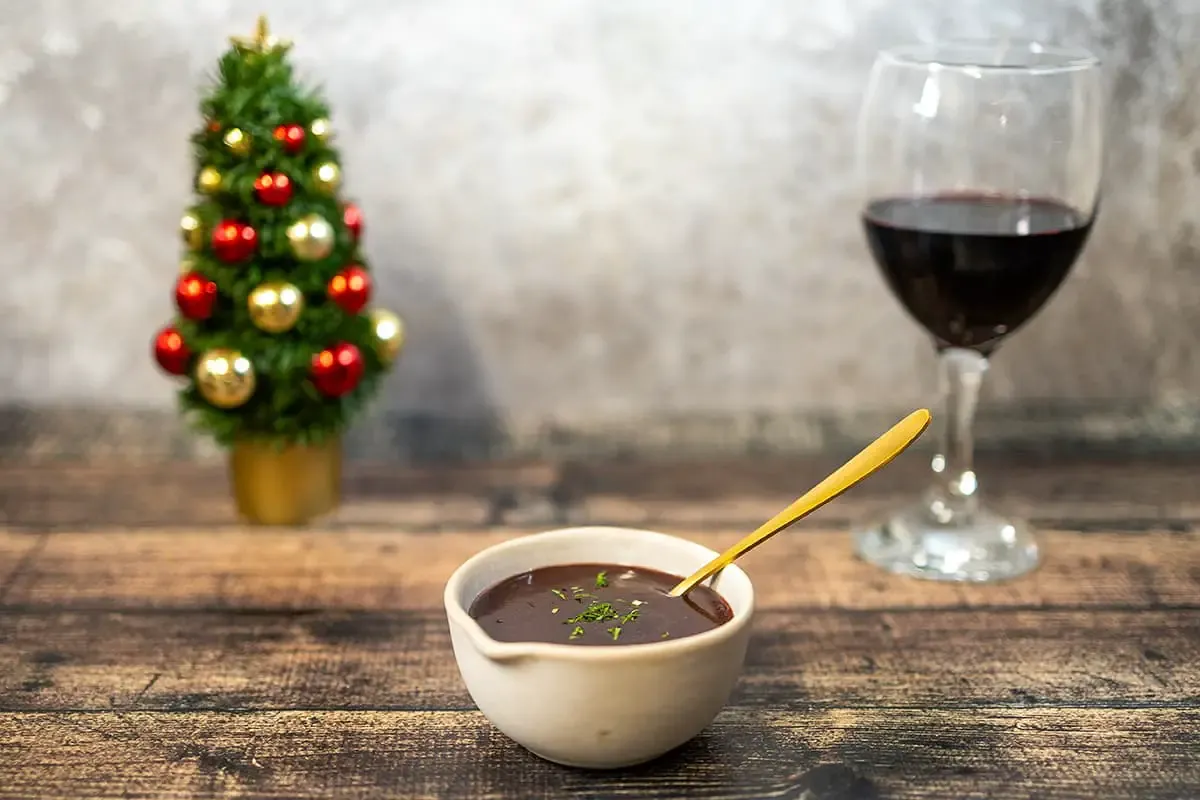 Bordelaise sauce is a velvety red wine sauce