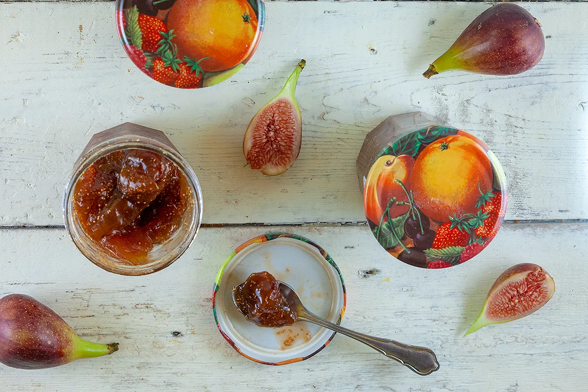Homemade fig jam