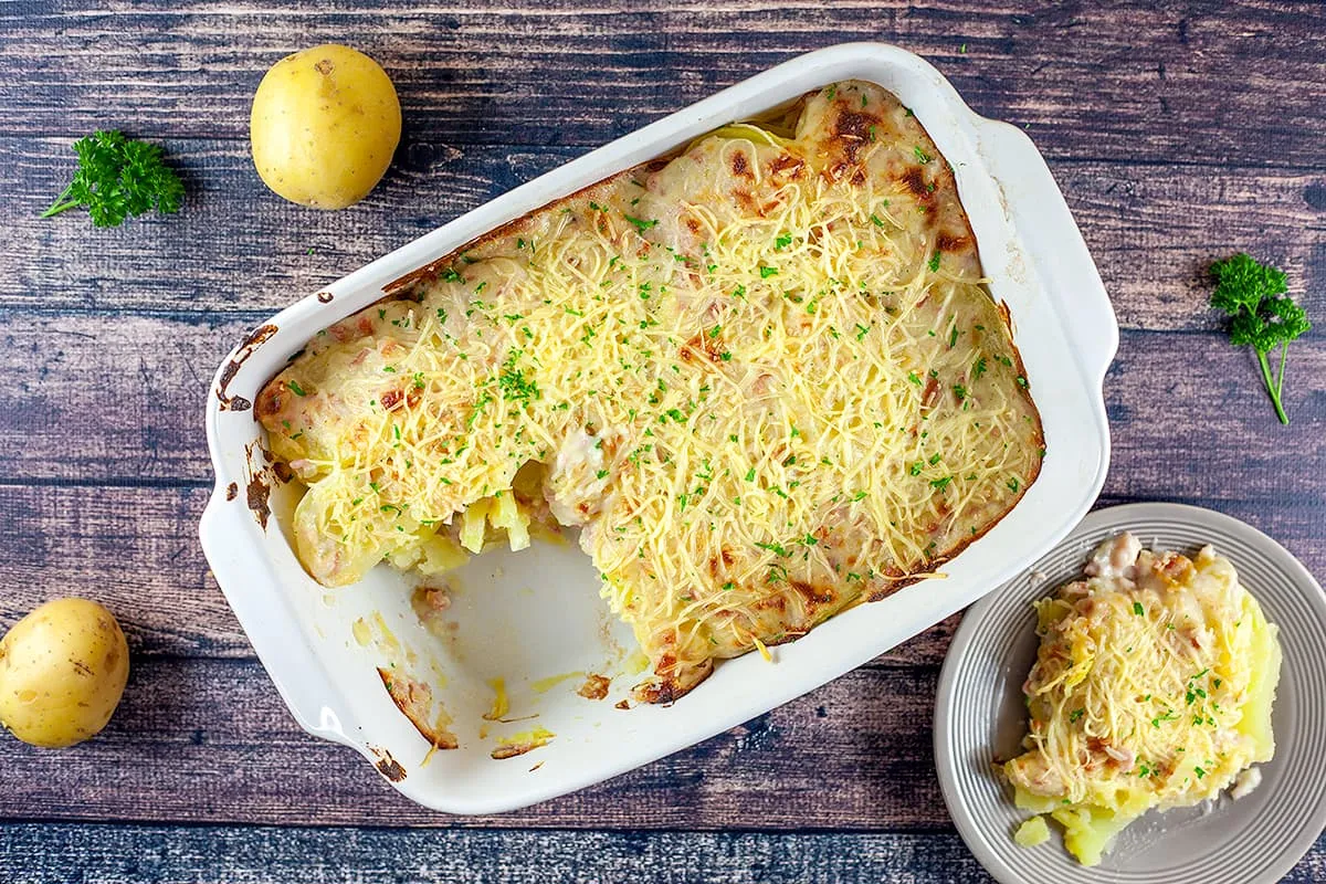 Creamy Dutch potato casserole (Aardappel Anders)
