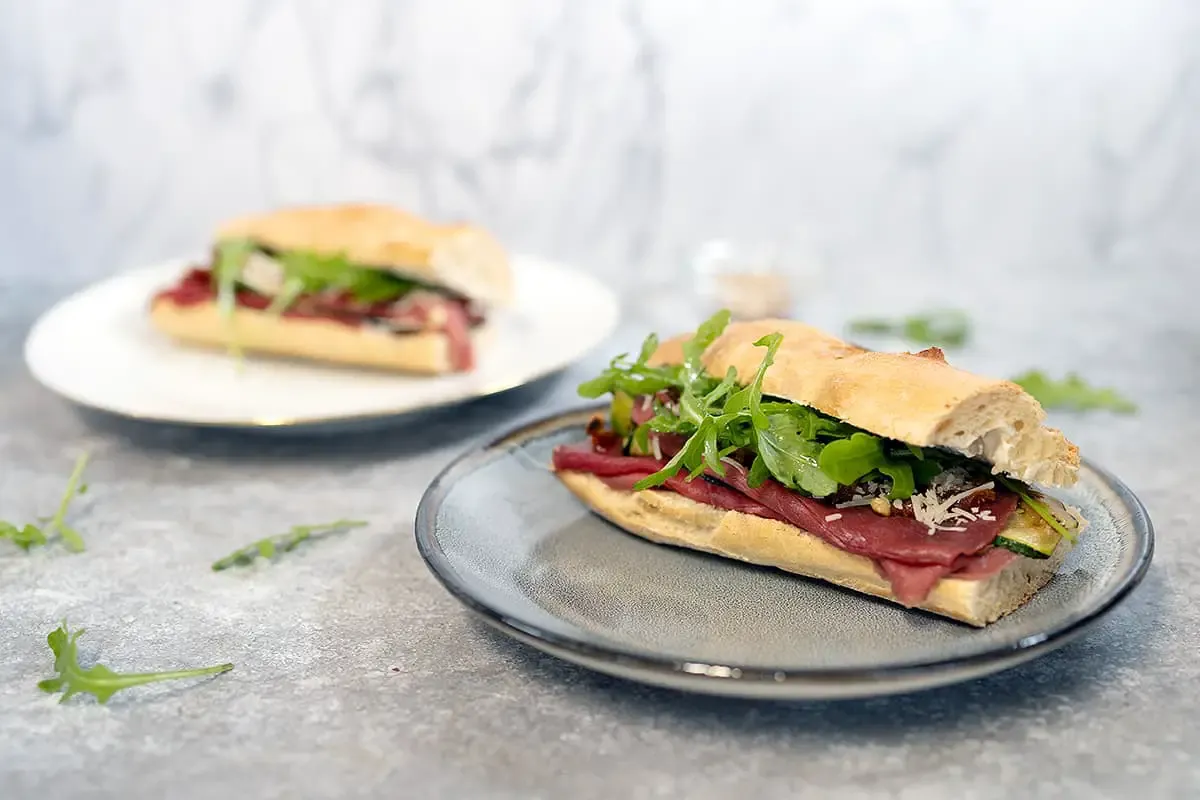 Carpaccio sandwich