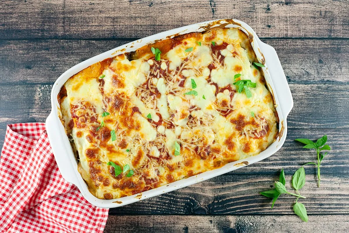 Vegetarian lasagne (veggie lasagna)