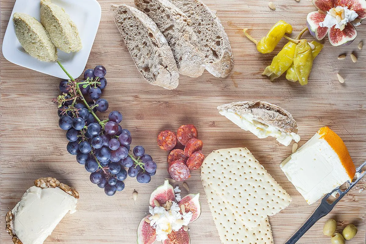 Assorted tapas party platter