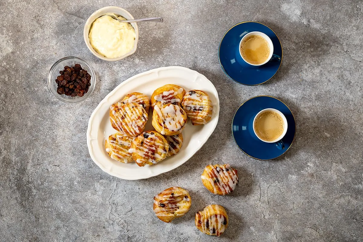 Dutch Koffiebroodjes - Easy Puff Pastry Coffee Rolls
