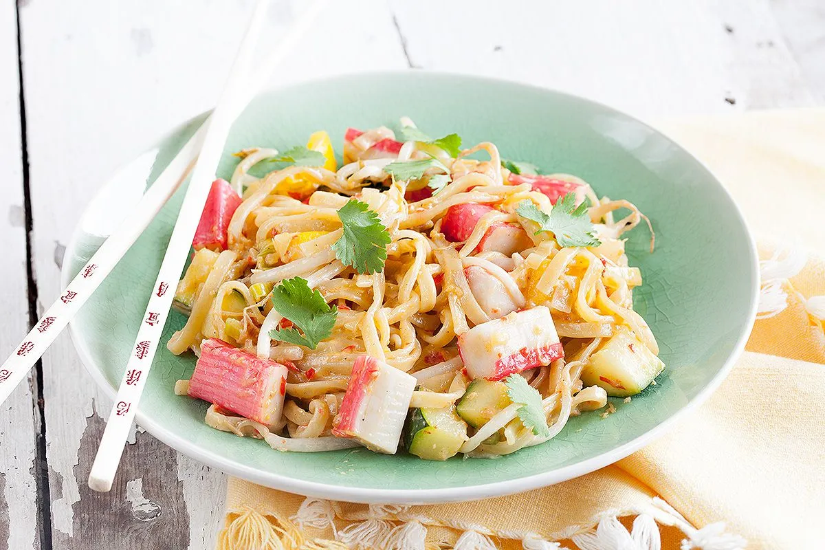 Surimi stir fry
