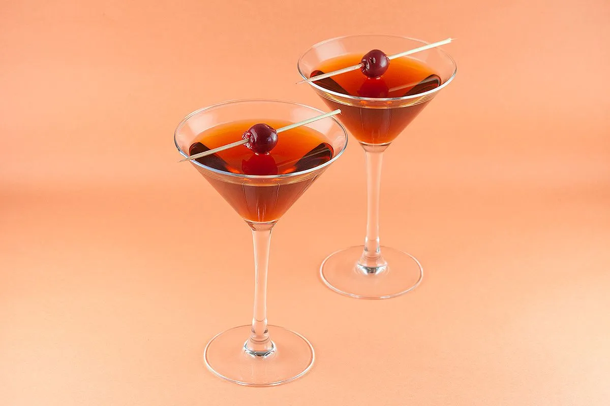 Classic Manhattan cocktail
