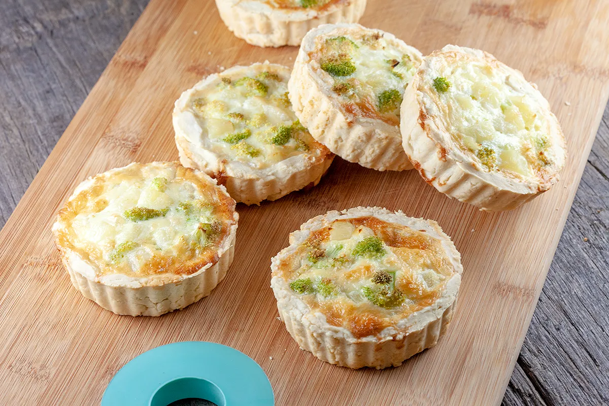Mini pineapple quiches