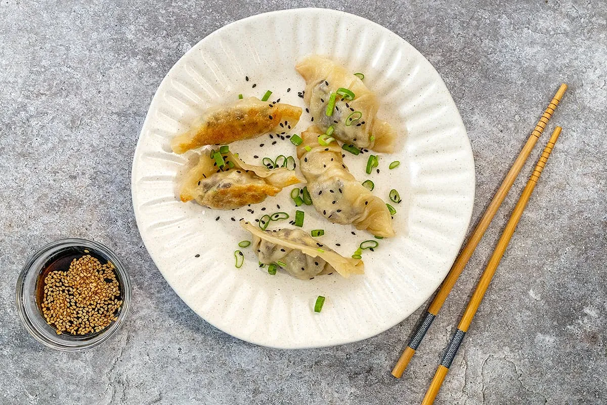 Chicken gyoza - Japanese dumplings
