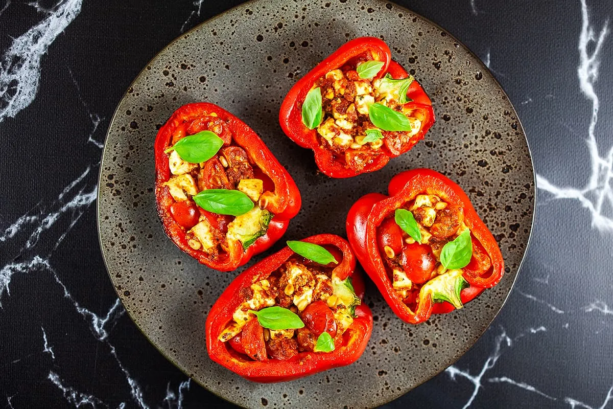 Grilled stuffed peppers (amazing twist)