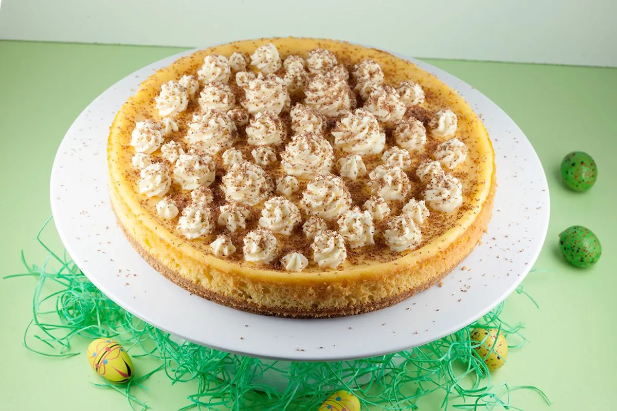 Eggnog cheesecake