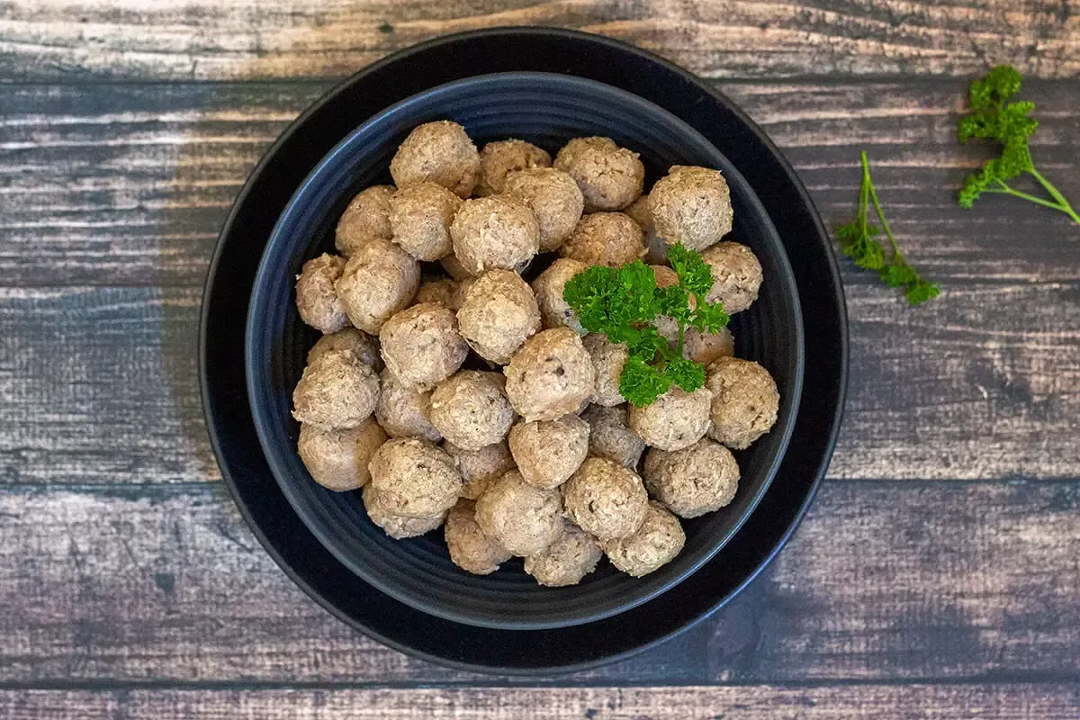 Mini meatballs to put in soup