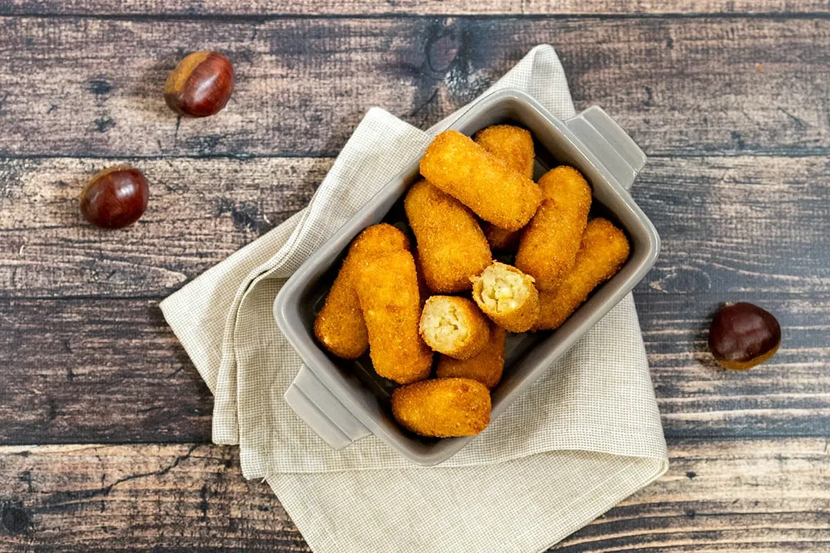 Chestnut croquettes - a festive side dish